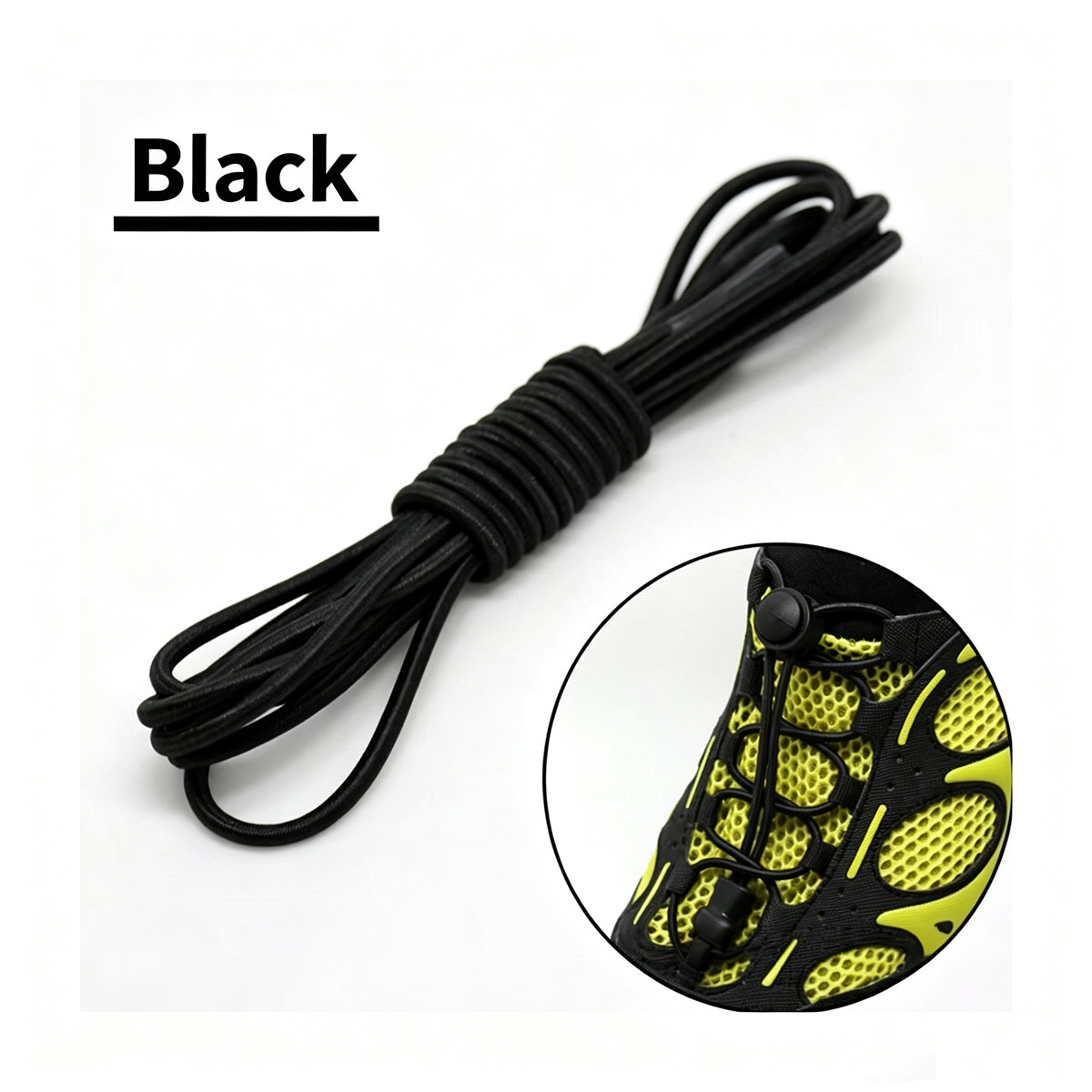 No Tie Elastic Shoelaces Lock Laces for Running Shoes Sneakers Lazy Shoe Laces