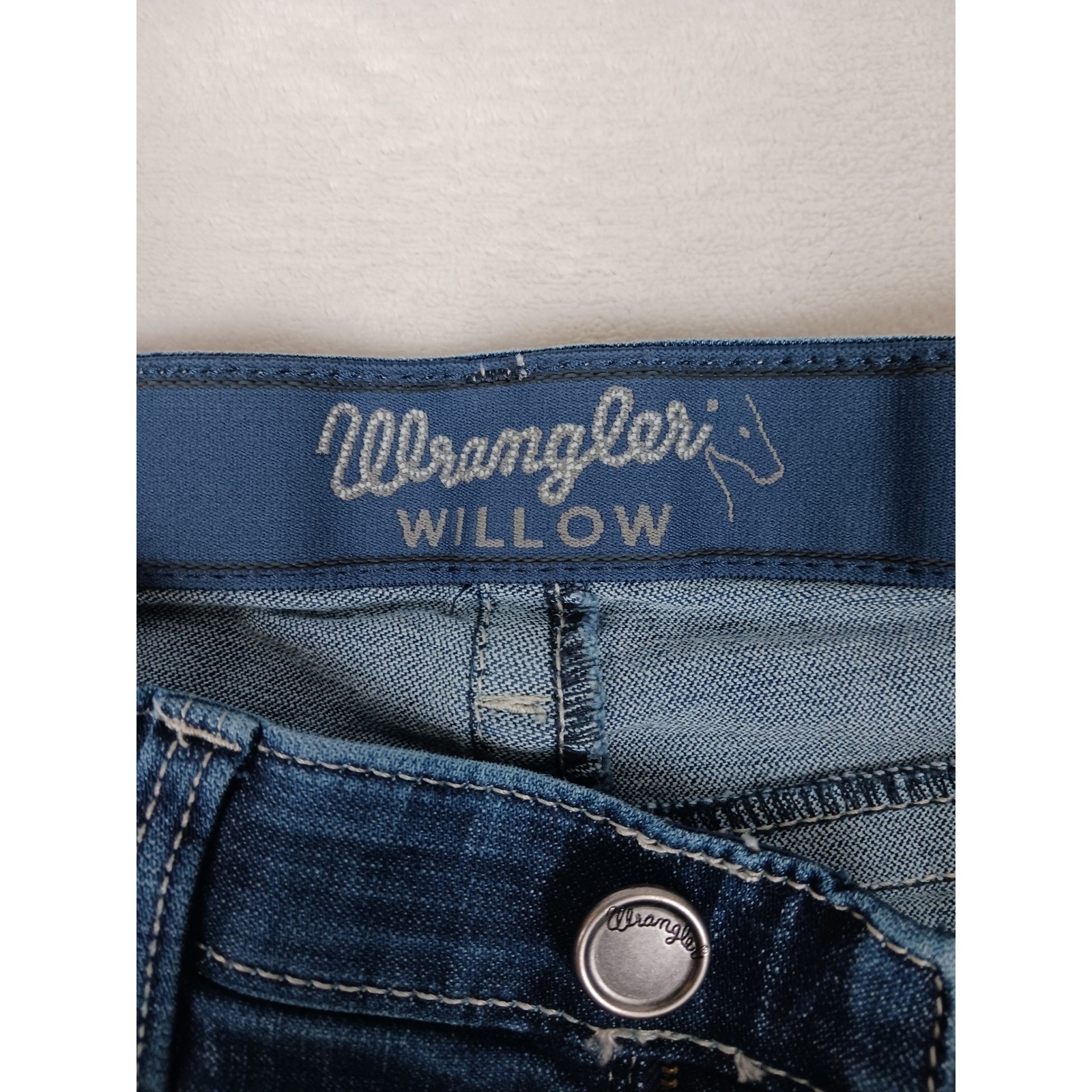 Wrangler Willow Ultimate Riding Jeans Womens 5×36 Dark Wash Bootcut 10WRW60DS