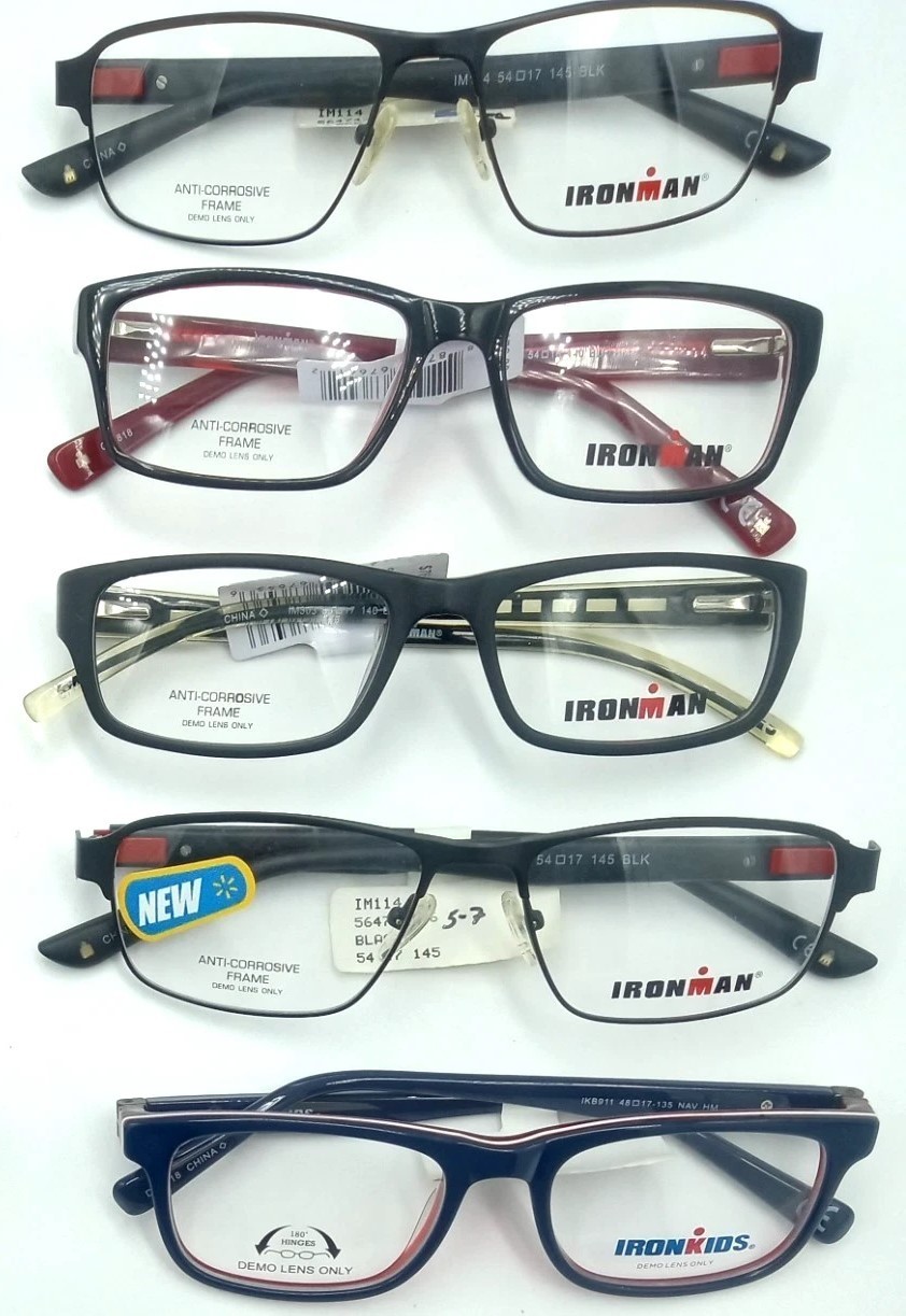 IronMan Glasses Iron Kids CHOOSE SIZE/COLOR/MODEL/FRAME Iron Man Eyeglass Frames