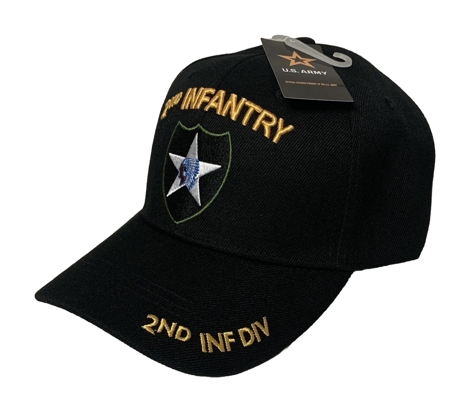 U.S. ARMY 2nd INFANTRY INF DIVISION DIV Second To None INSIGNIA EMBLEM CAP HAT