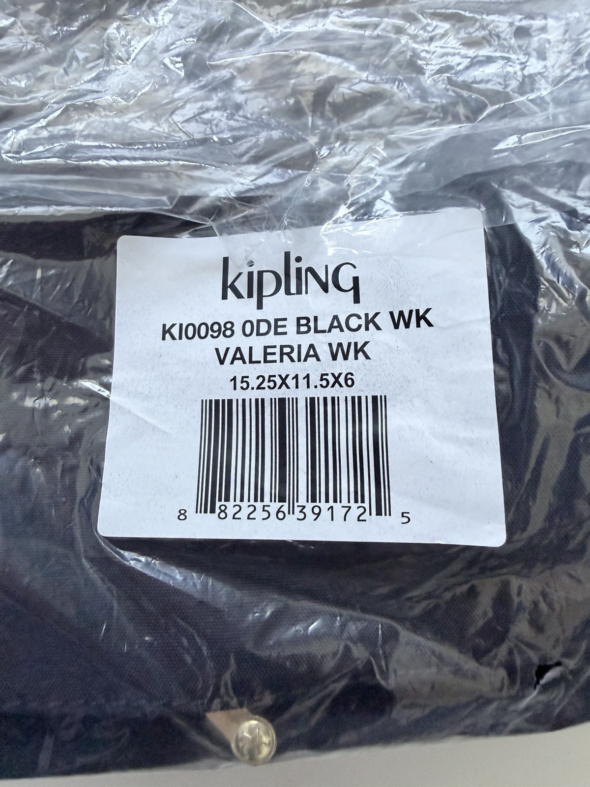 Kipling Luxury Collection Black Color Valeria WK Model