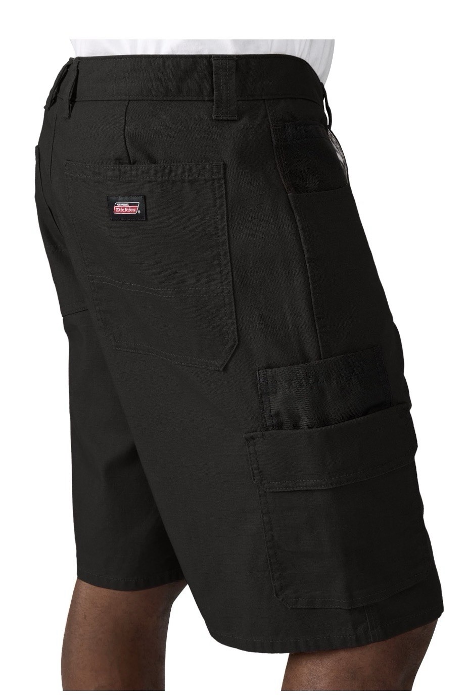 Dickies Black Ripstop Ultimate Cargo Shorts – Relaxed Fit/Temp Cooling Size 42