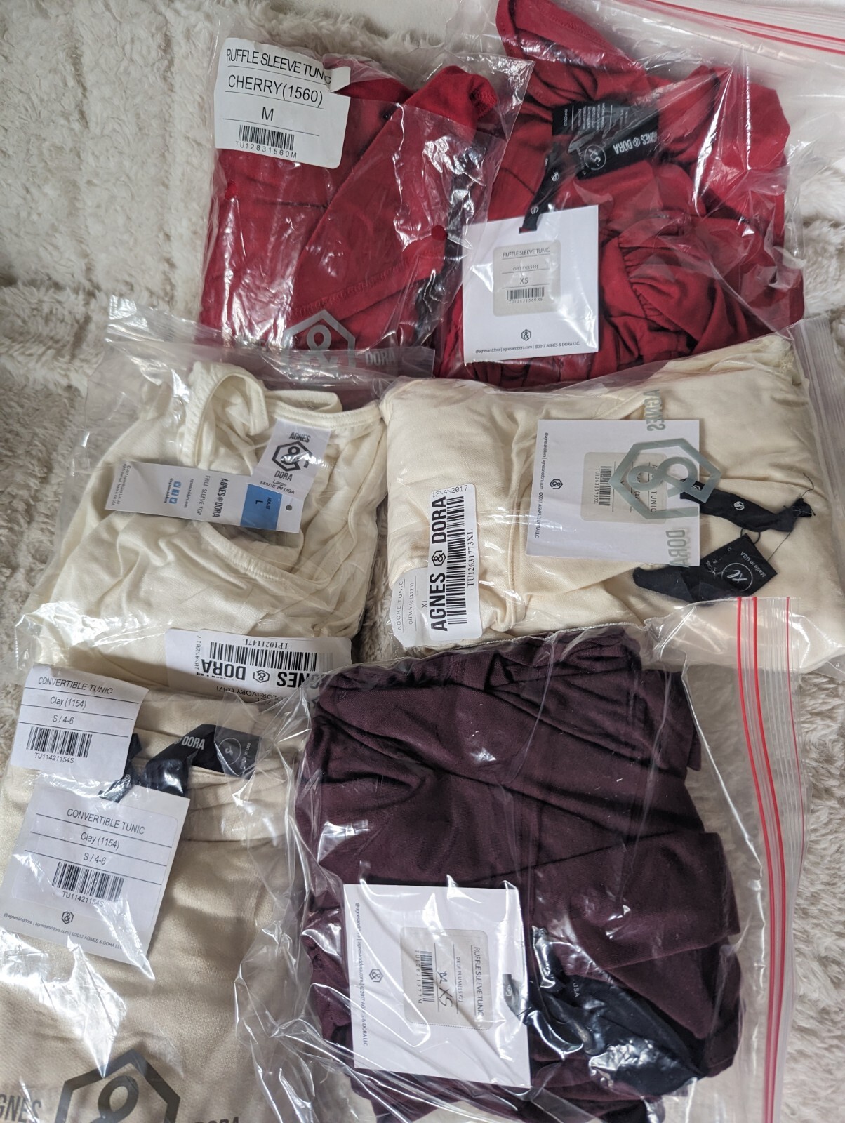 Agnes & Dora TUNICS Bundle LOT 21 Pieces NWT 💕 Sizes XS M L XL XXL RETAIL$800
