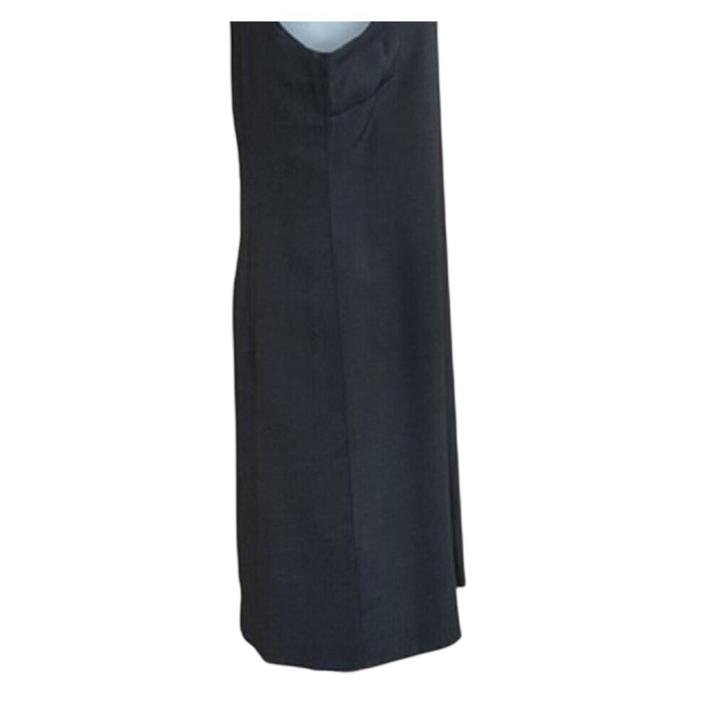 Norton McNaughton Petites Gray Sleeveless Sheath Dress Size 12P Office Career