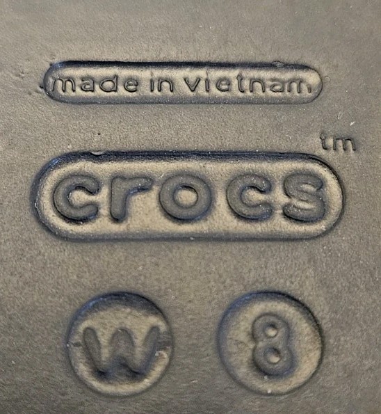 Crocs Womens Baya Slide Sandal Navy Blue Size 8