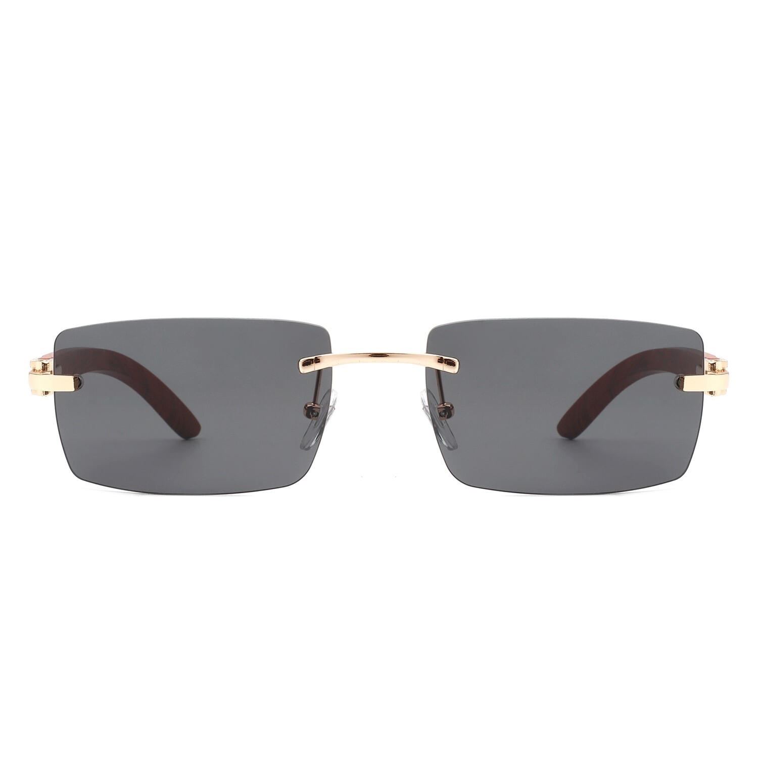 Rectangle Rimless Hip Hop Sunglasses Retro GAFAS Fashion Women Men Tinted SHADZ