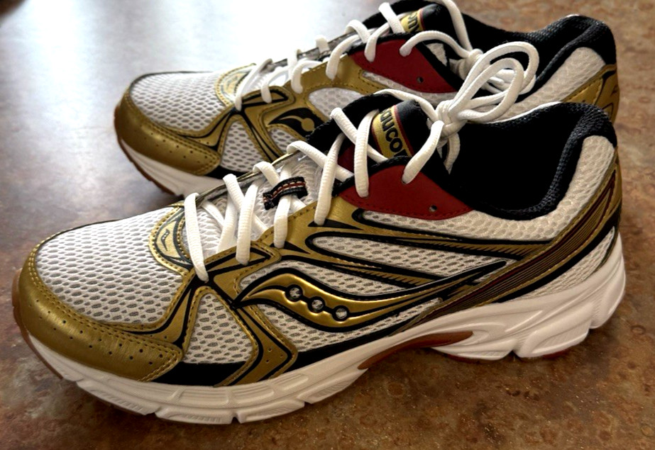 Saucony Men’s Ride Millennium S70812-74 White Gold Running Shoes Size 9 NWOB