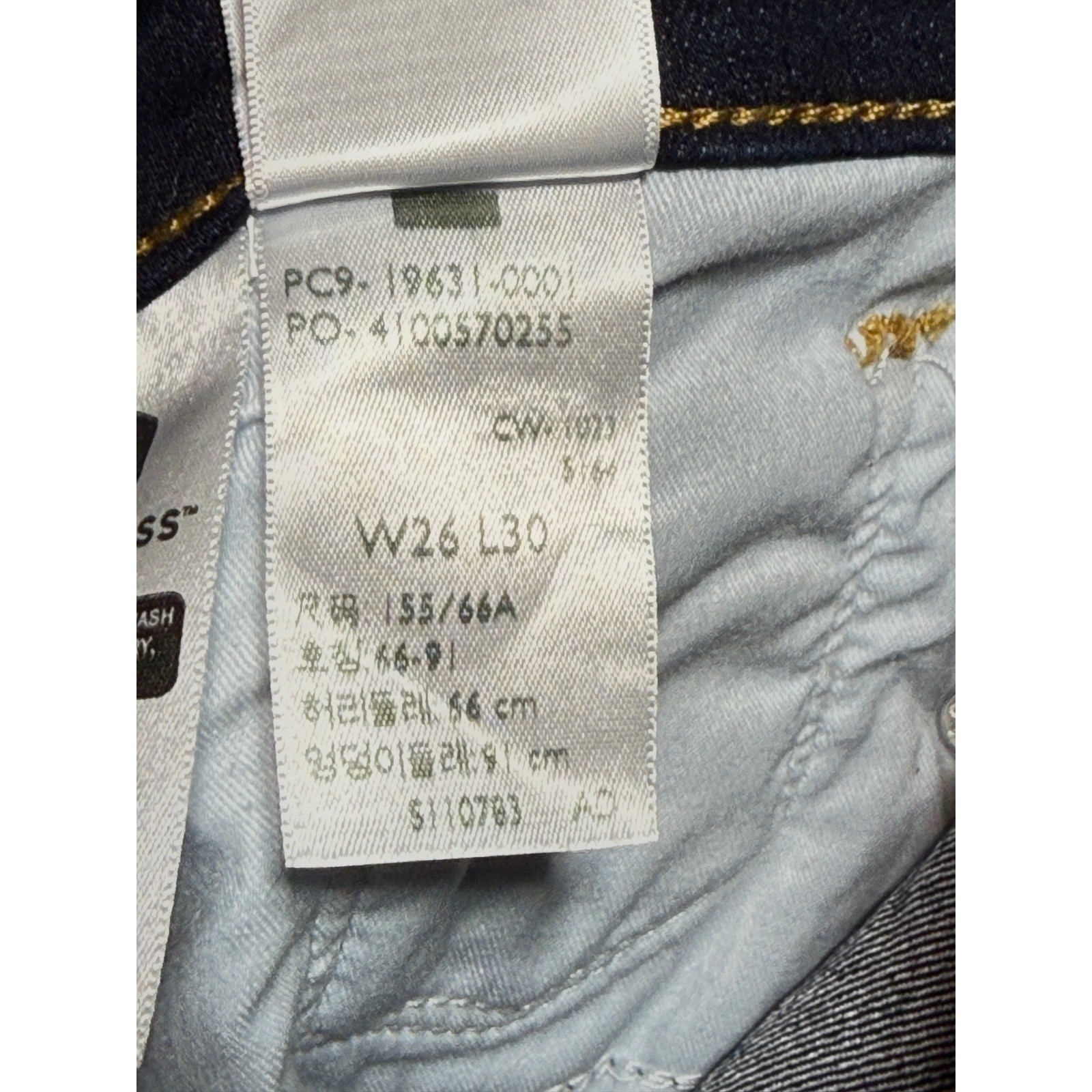 Levi’s 314 Shaping Straight Jeans Womens 26 Dark Wash Excellent Straight Leg
