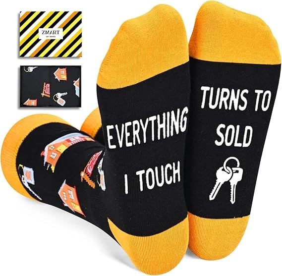 Realtor Socks Real Estate Socks – Real Estate Agent Gifts Realtor Gifts Real …