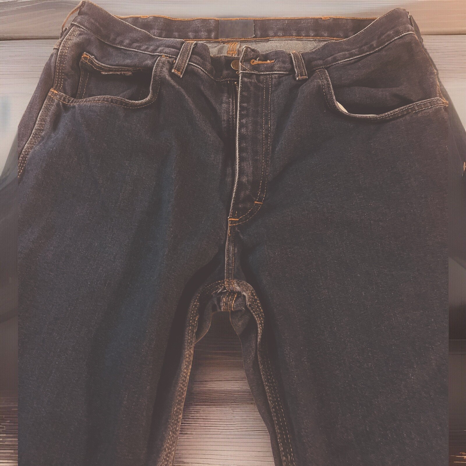 Mens Flame Resistant Jeans Dark Wash Denim Tyndale F290T 35×30 Rare Size NWT
