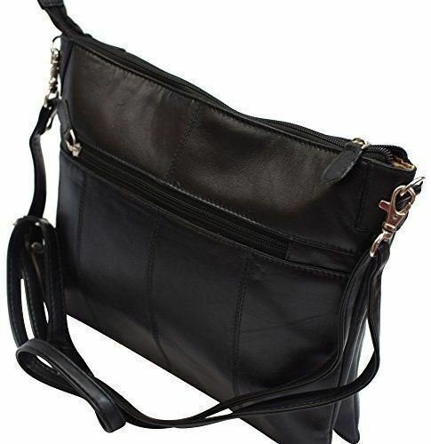 Women’s Genuine Leather Stylish Evening Shoulder Purse Bag W/Adjustable Strap