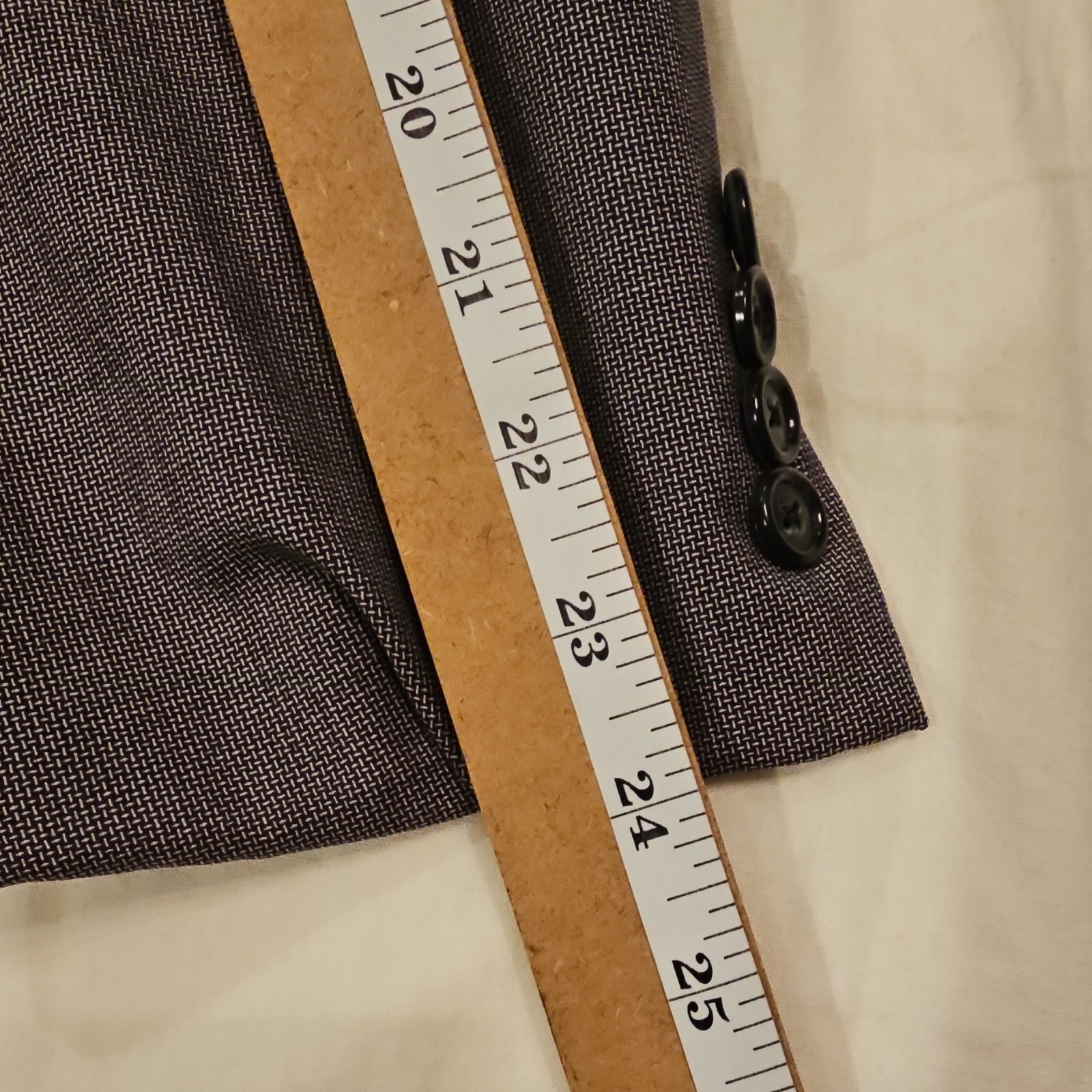 Hickey Freeman Boardroom Mens 40R Blazer Gray Nailhead Wool Cashmere USA Mad