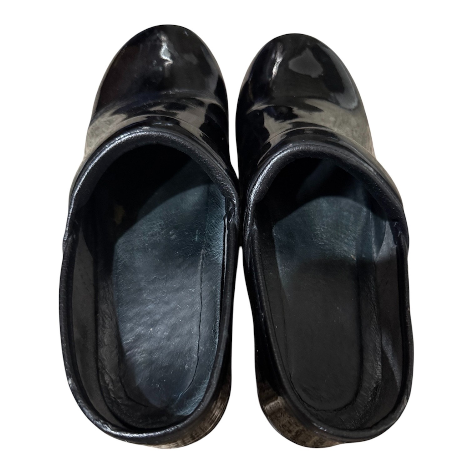 Dansko Professional Black Patent Leather Clogs Women’s Size 39 Nurse Work