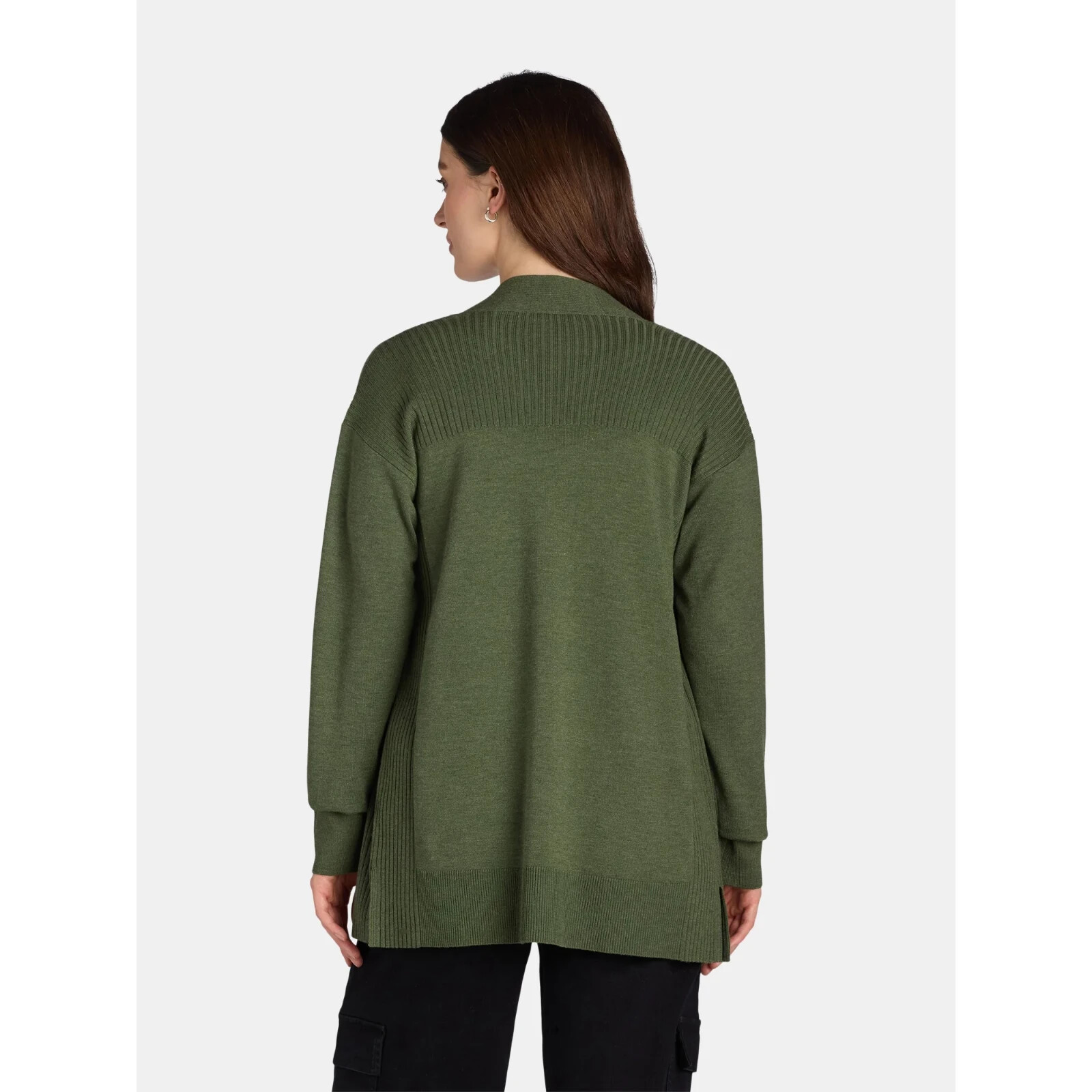 Time and Tru Women’s Open Front Cardigan Sweater Lightweight with Pockets XS-XXL