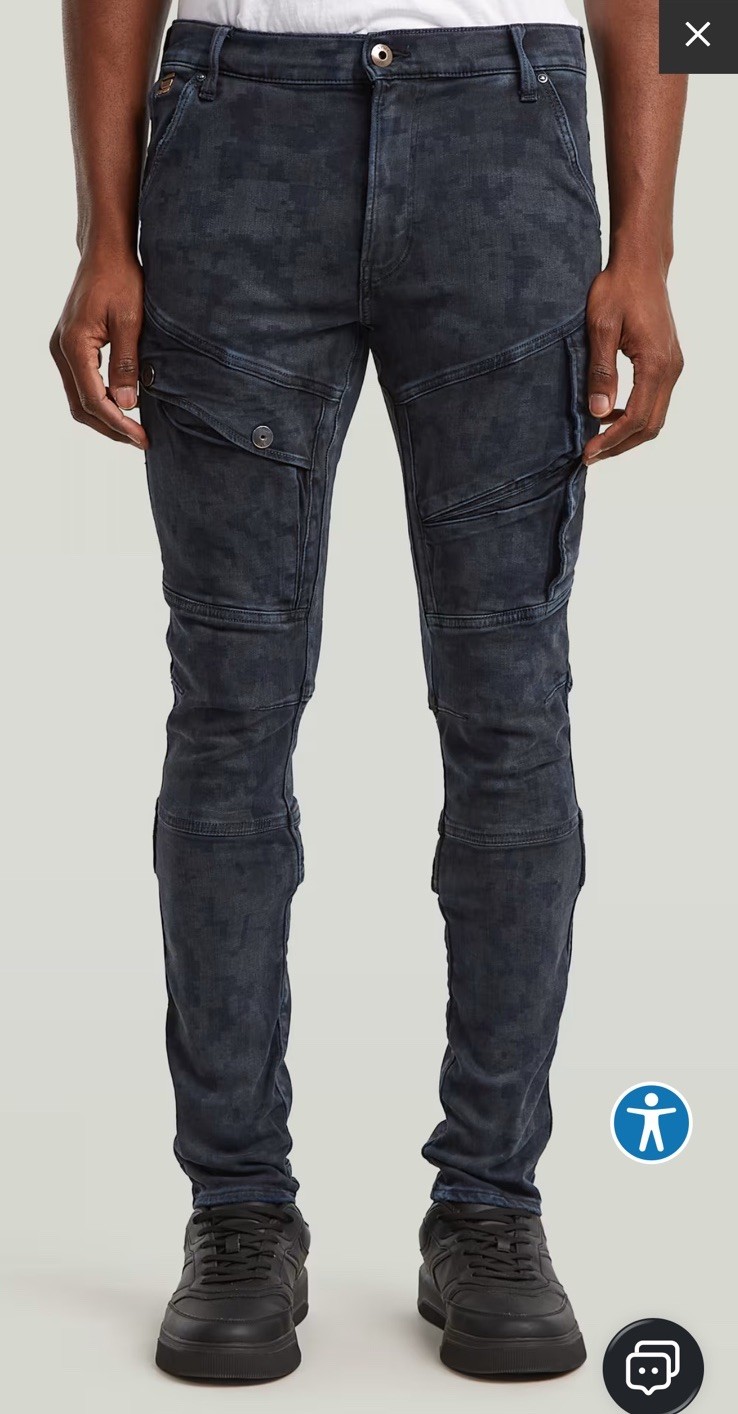 G-Star Raw Men’s Airblaze Skinny Jeans Himalayan Blue $290 32×32 New