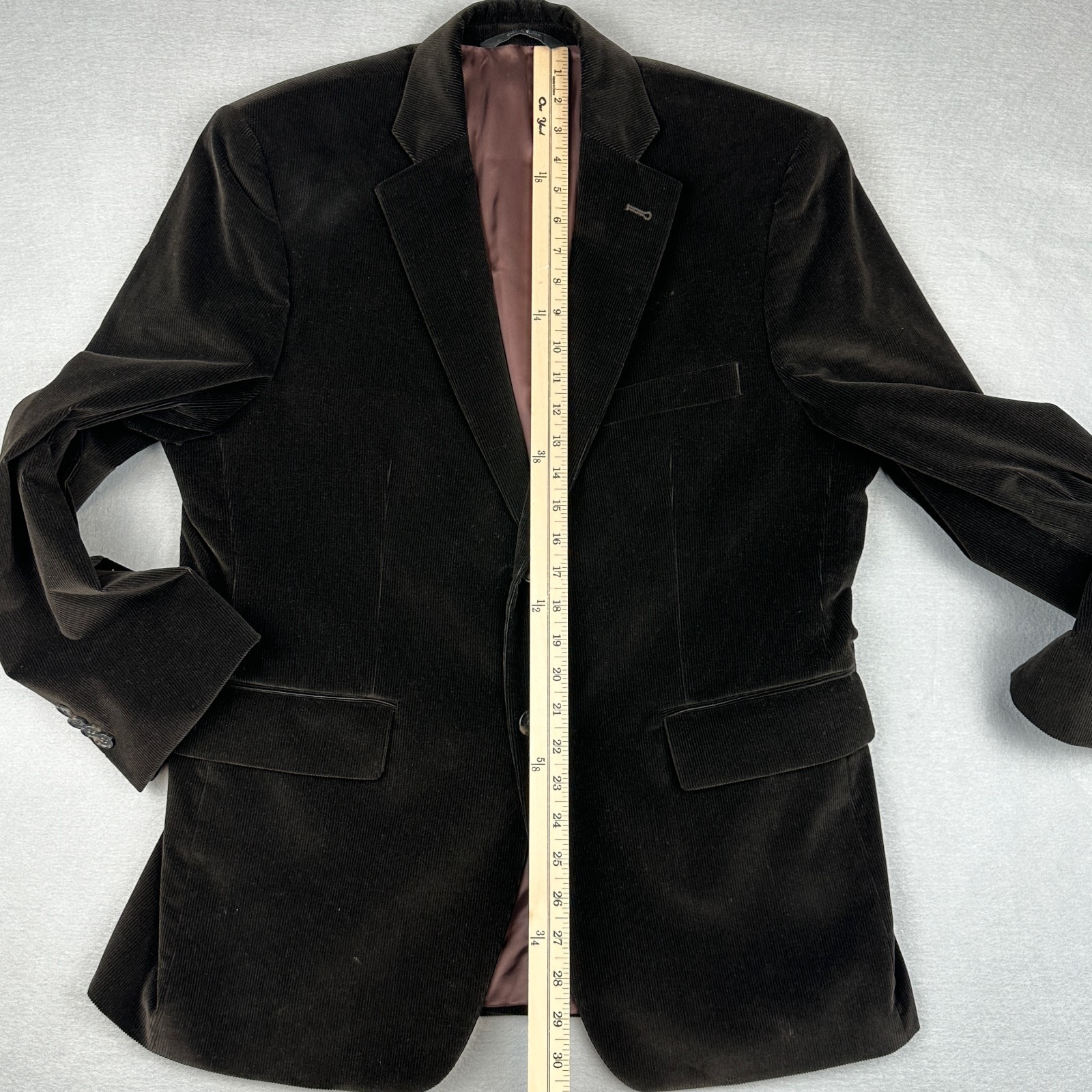 Loro Piana Sport Coat Mens 40S 40 Brown Corduroy Nordstrom Blazer Cotton Rayon