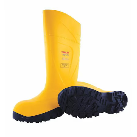 Tingley 77253 Men’s Steplite X(R) Tall Rubber Boots, Steel Toe, 15″ Height,