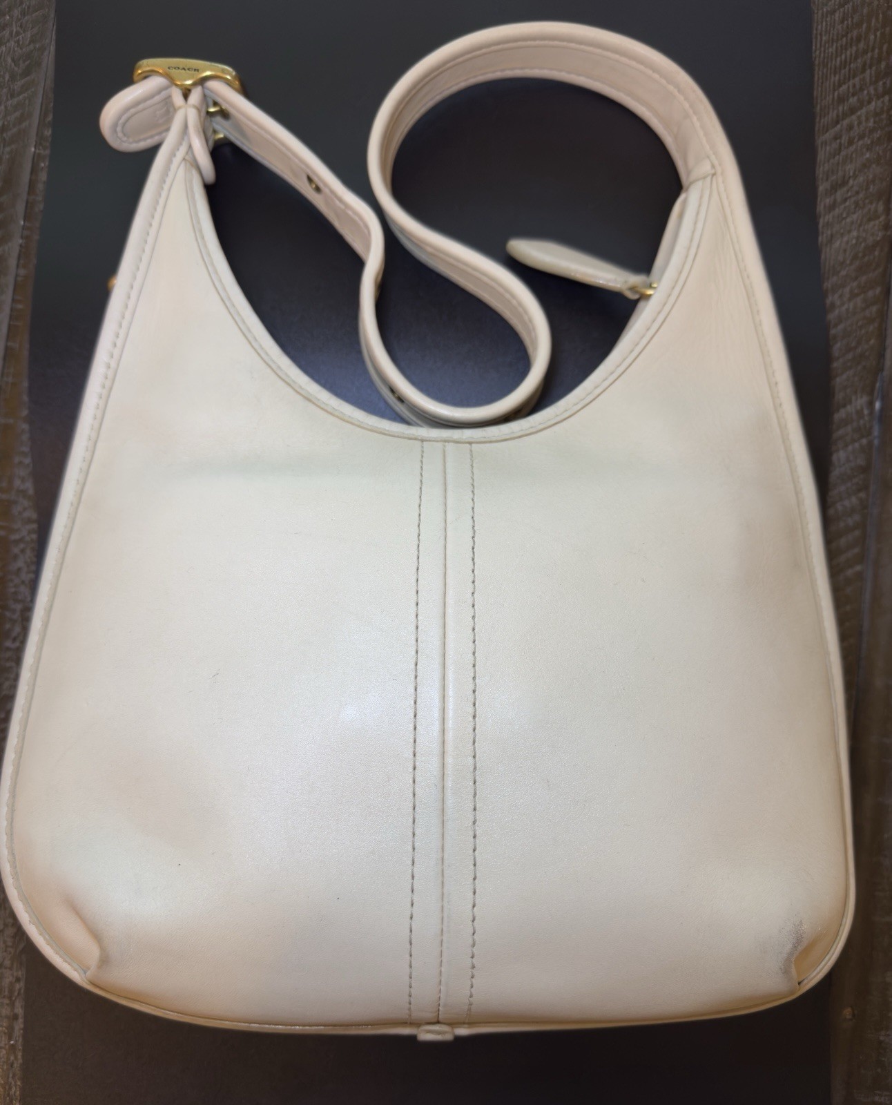 The Coach Original C2265 Ergo Bone Tote Shoulder Bag w/ Detachable Adj Strap
