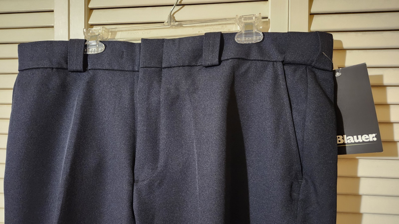 NWT Blauer Women’s 18 Dark Navy 4-Pocket Polyester Trousers Uniform Pants 8650