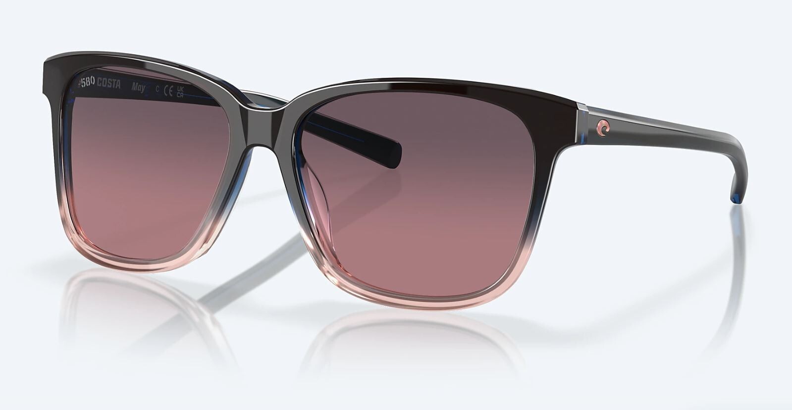 Costa Del Mar MAY Pink Sand / Rose Gradient Polarized Glass 580G – BRAND NEW