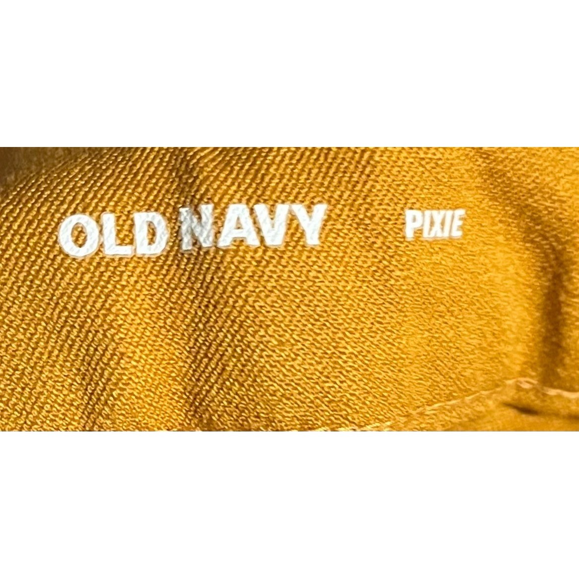 Old Navy Pixie Pants Womens 8 Mustard Yellow Ankle Chino Mid Rise Slim Tapered