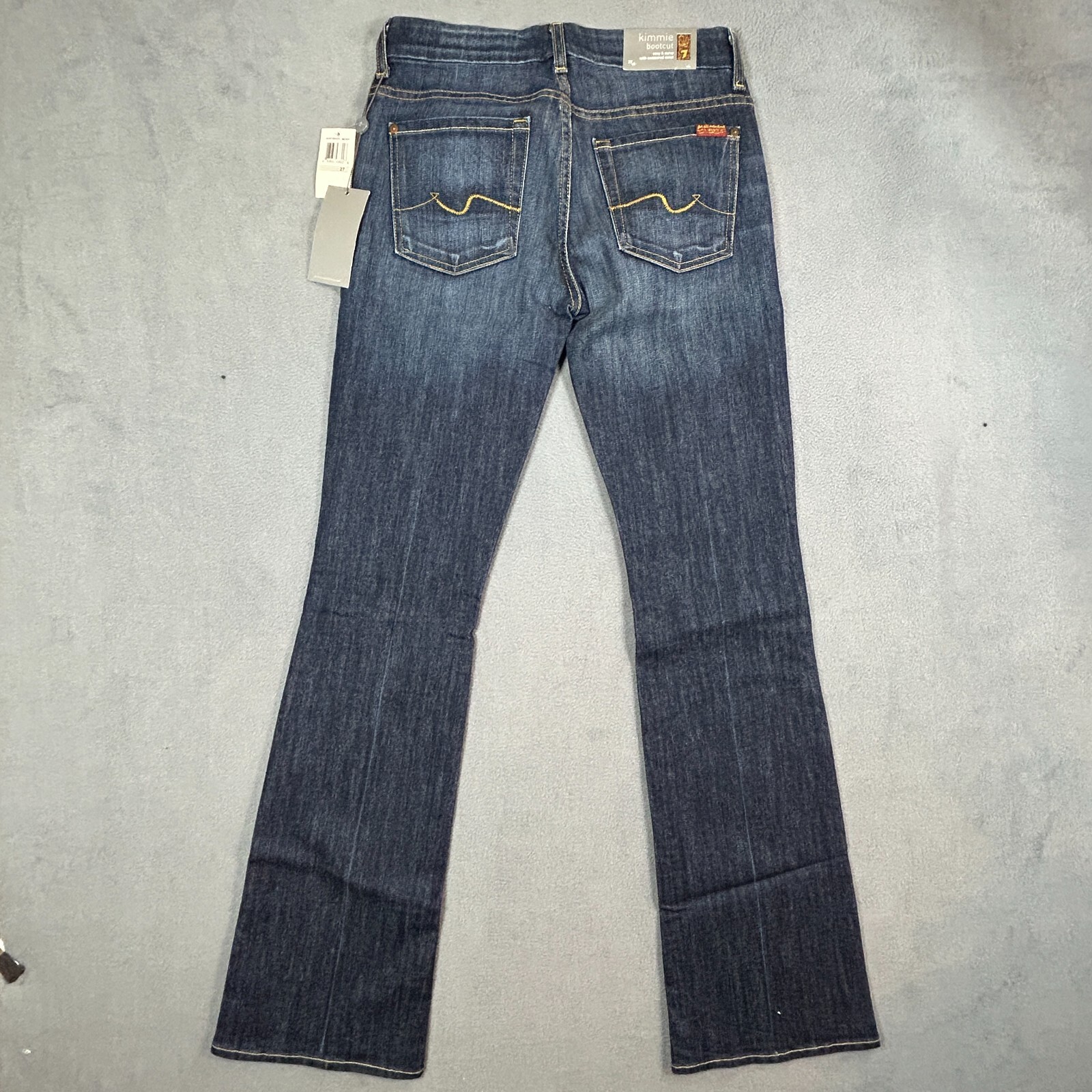 7 For All Mankind Jeans Womens Size 27 Kimmie Bootcut Stretch Denim NWT reg$198