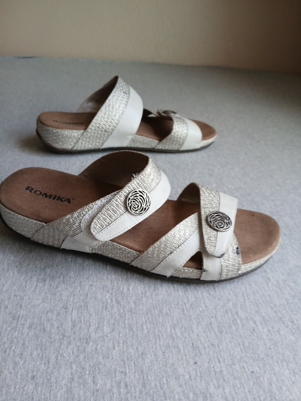 Romika Sandals 42 / US 11 Fidschi 22 Leather Comfort Cushioned Casual Everyday