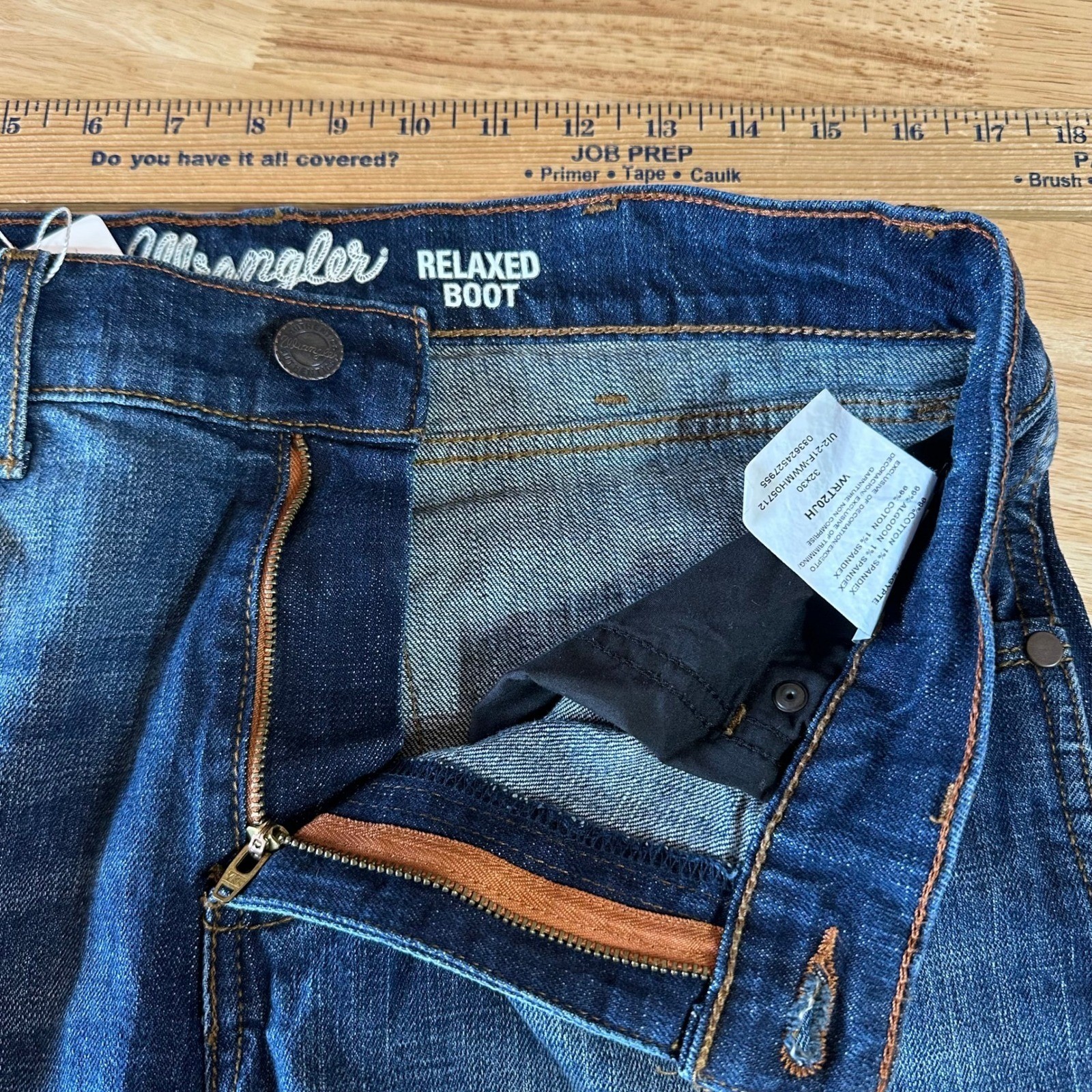 Wrangler Retro Relaxed Boot Blue Jeans Western Bootcut Mens 32×30