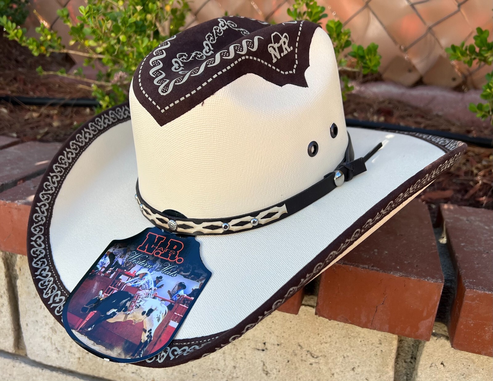 MEN’S WESTERN COWBOY RODEO HAT. RANCH STYLE COWBOY RIDING HAT. SOMBRERO VAQUERO
