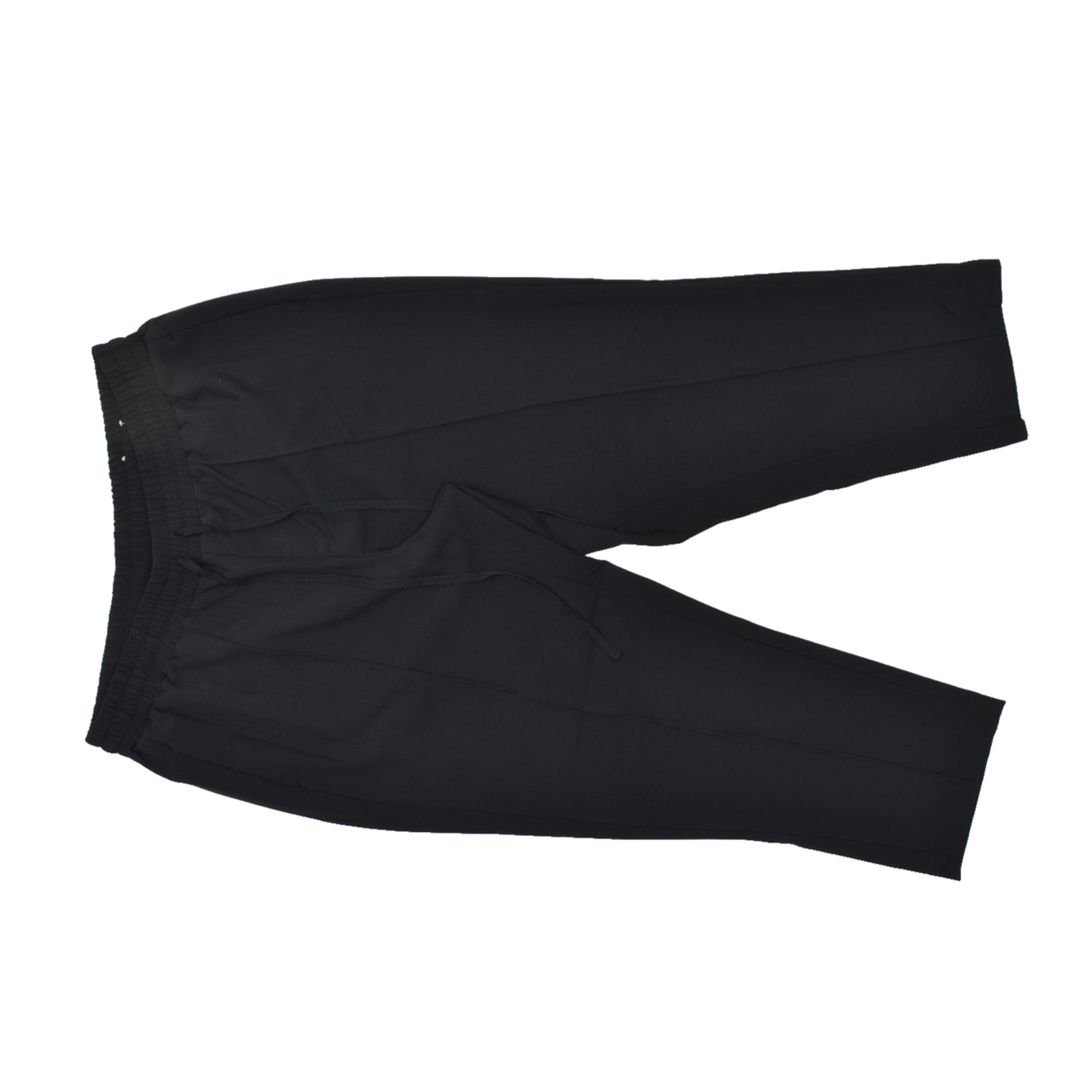 Lane Bryant Women Size 16 Black Polyester Rayon Spandex Cropped Pull-On Pants