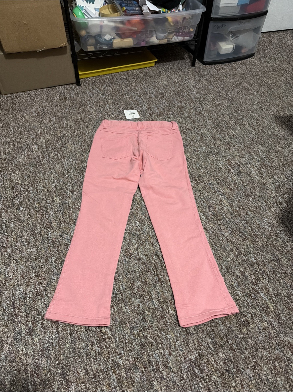 Hanna Andersson Girl’s Adjustable Waist Pants In Pink – Size 120 (6-7) – NWT