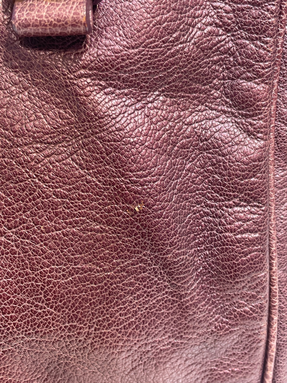 Bottega Veneta 2000’s Tote Bag Burgundy Leather Used