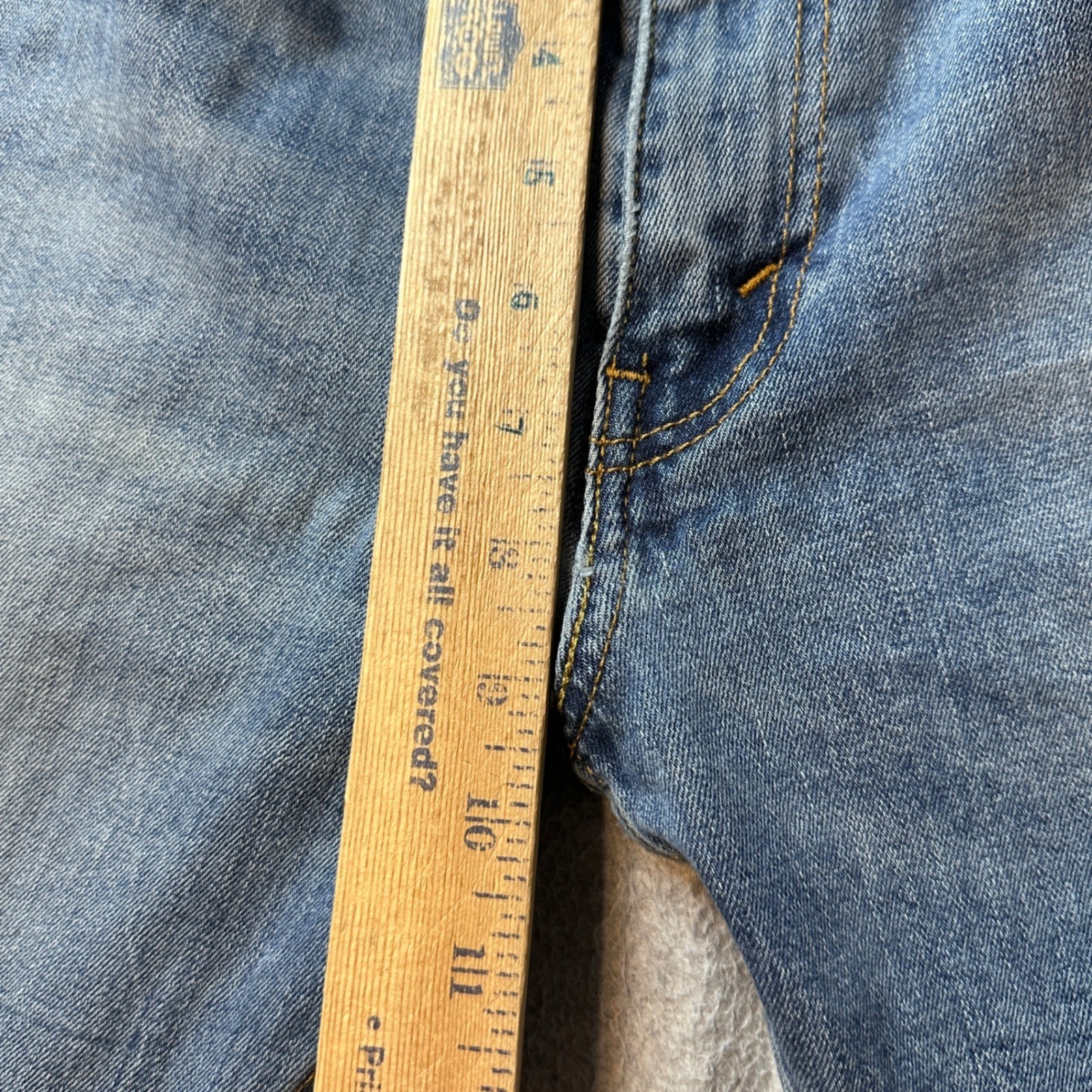 Levi’s 527 Jeans Mens 33×30 (32×27) Blue Slim Bootcut Stretch Denim Western
