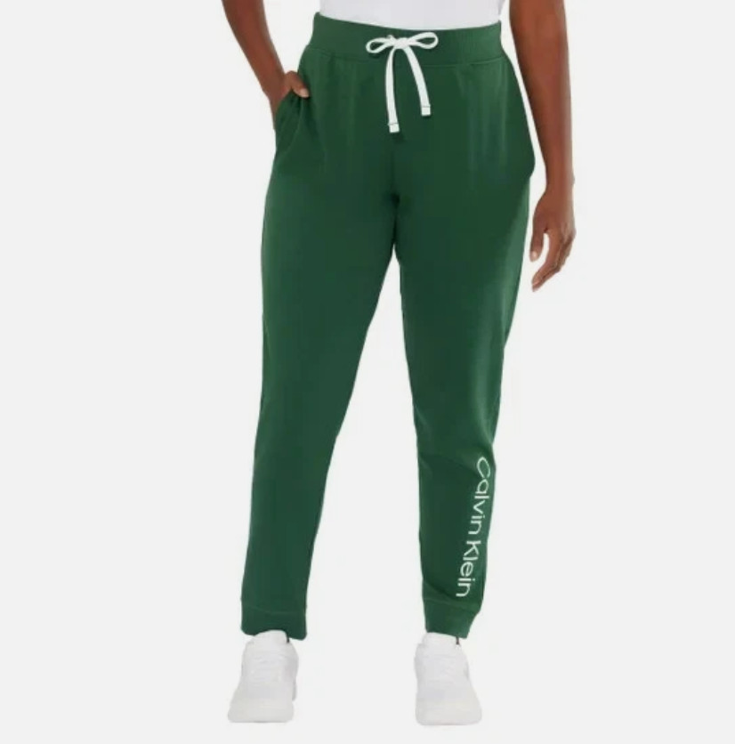 Calvin Klein Women’s 2 Pack French Terry Jogger Pant with Pockets Small NWOT