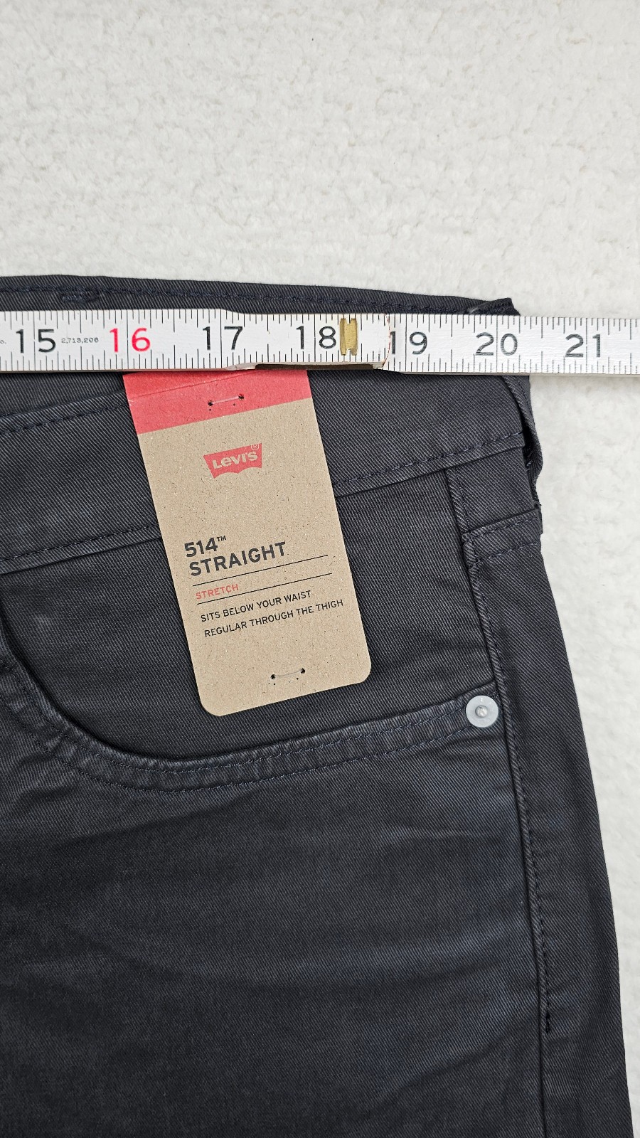 Levis 514 Straight Jeans Gray Charcoal Stretch Sits Below Waist CHOOSE YOUR SIZE