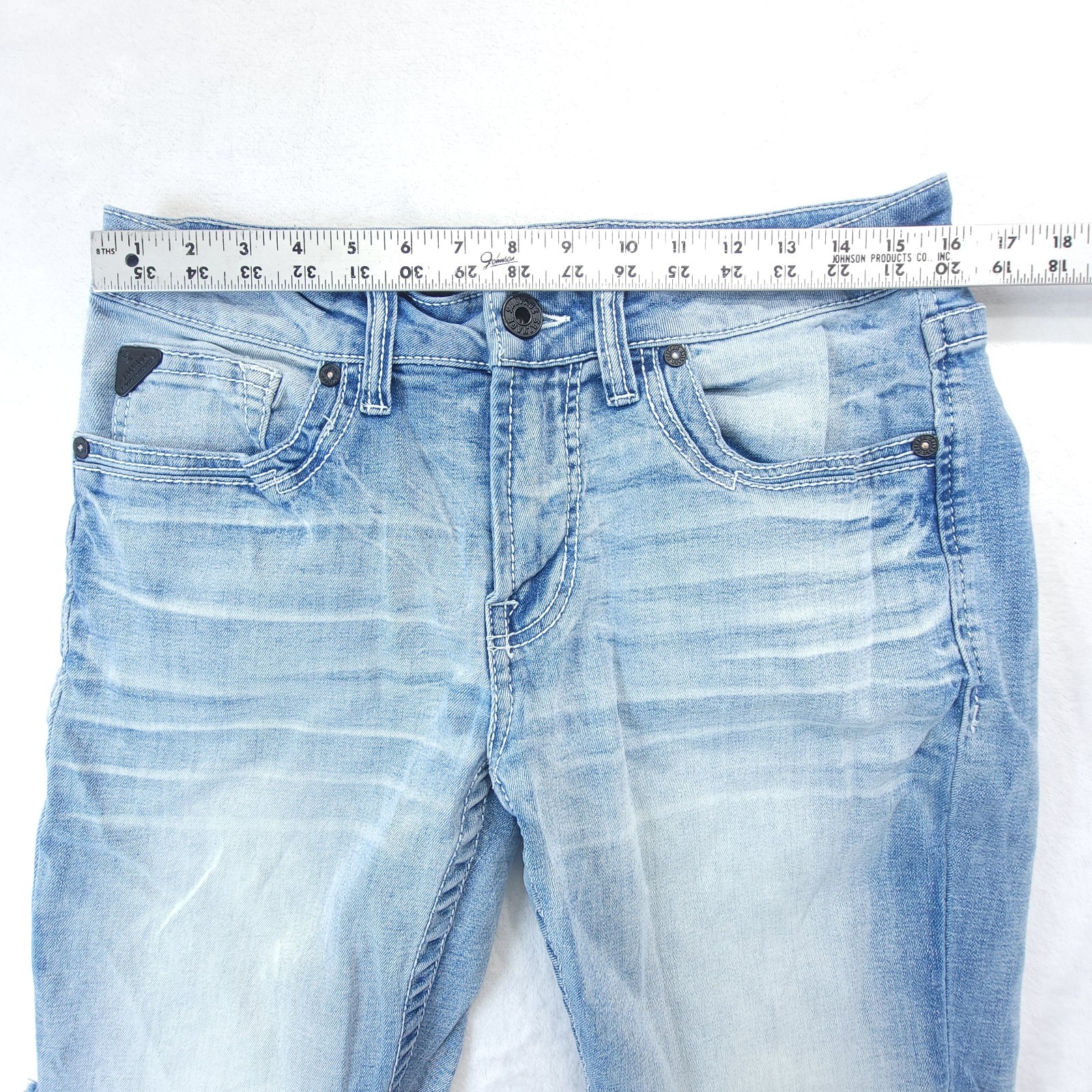 Salvage BKE Denim Shorts Mens 33 Blue Mayhem Jean Cutoffs