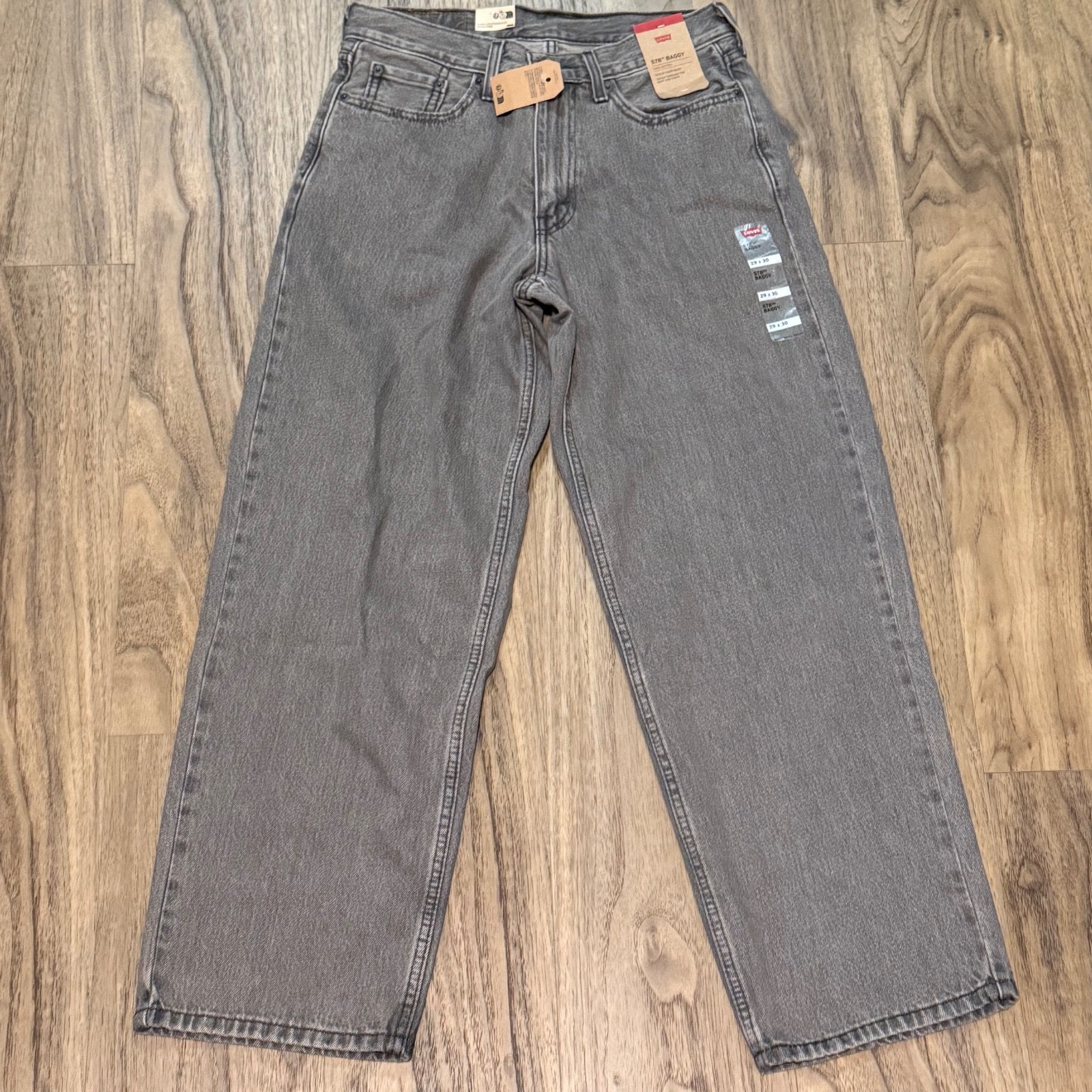 Levi’s 578 Baggy Denim Jeans Men’s Size 29×30 Gray Cotton
