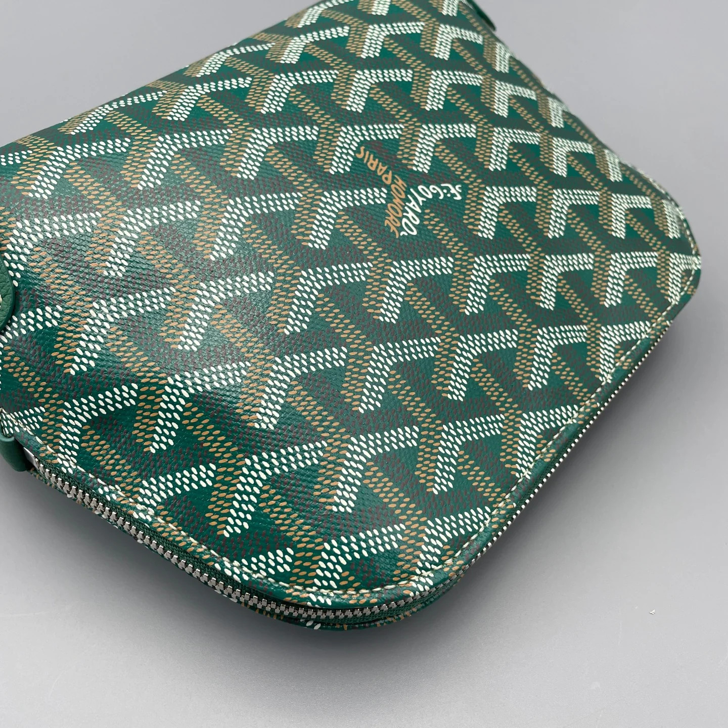 Goyard Dome Green White Yellow Goyardine (ym051426c8r)