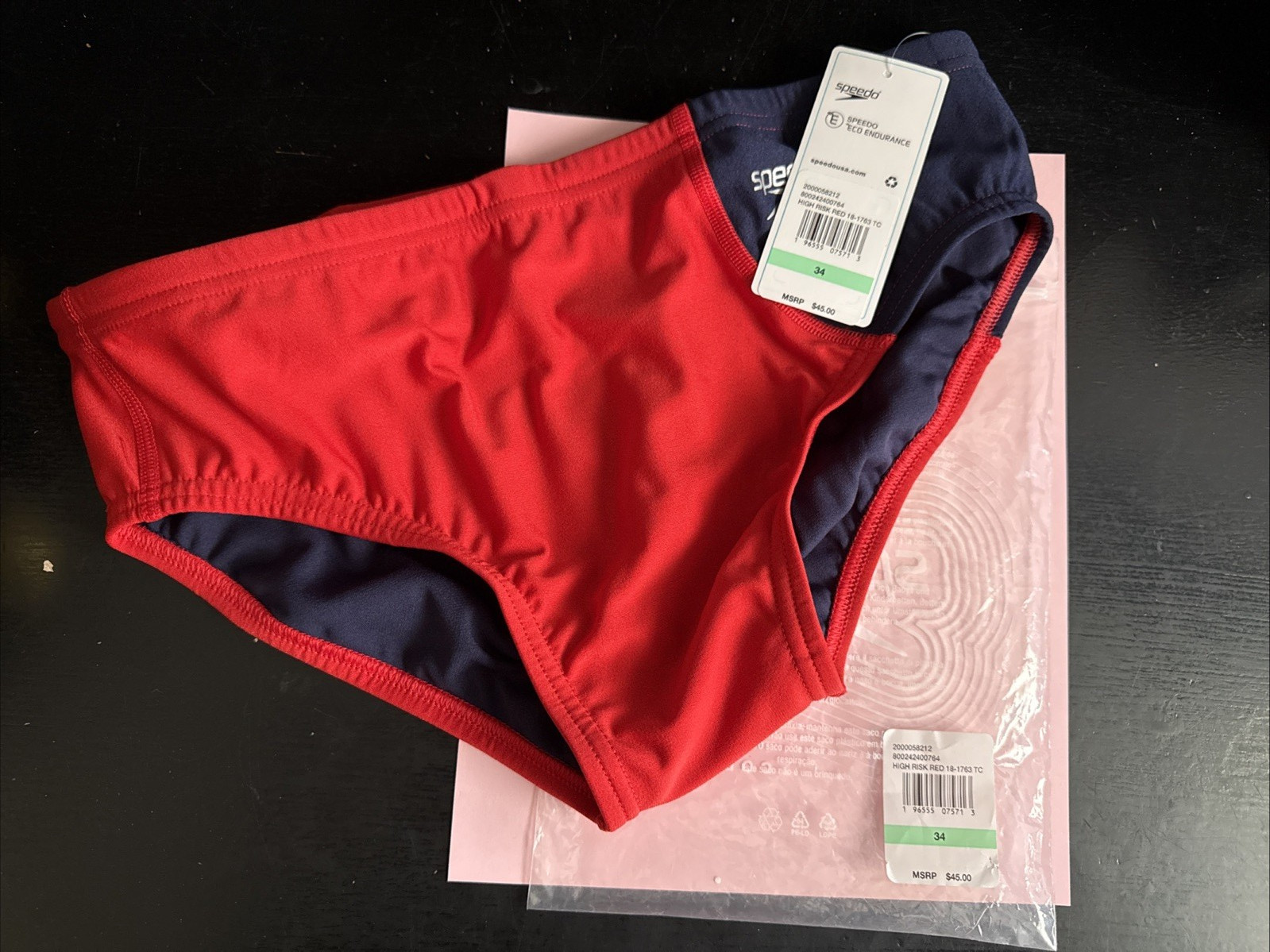 NWT! SPEEDO Eco Endurance VIBE COLLECTION Swim BRIEFS ~ 28 / 30 / 32 / 34 / 38