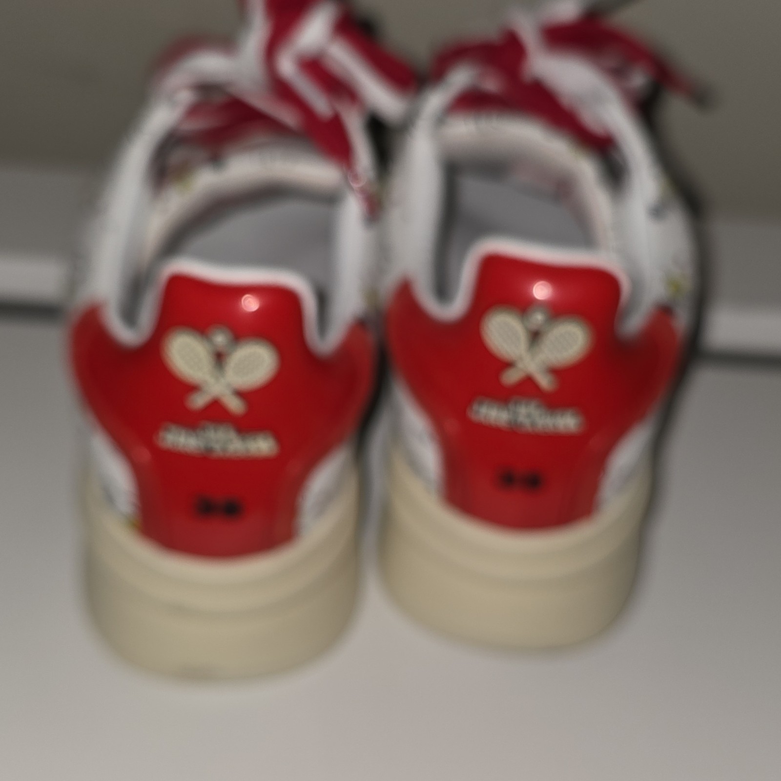 Marc Jacobs The Tennis Shoe x Peanuts Snoopy Woodstock Leather White/Red