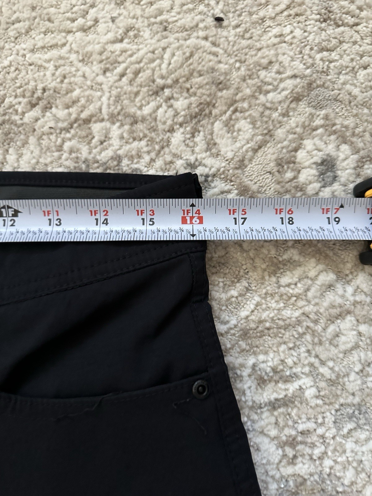 Weatherproof Vintage Tech Pant Men Size 32×30 Black Stretch Nylon Fabric 1720722