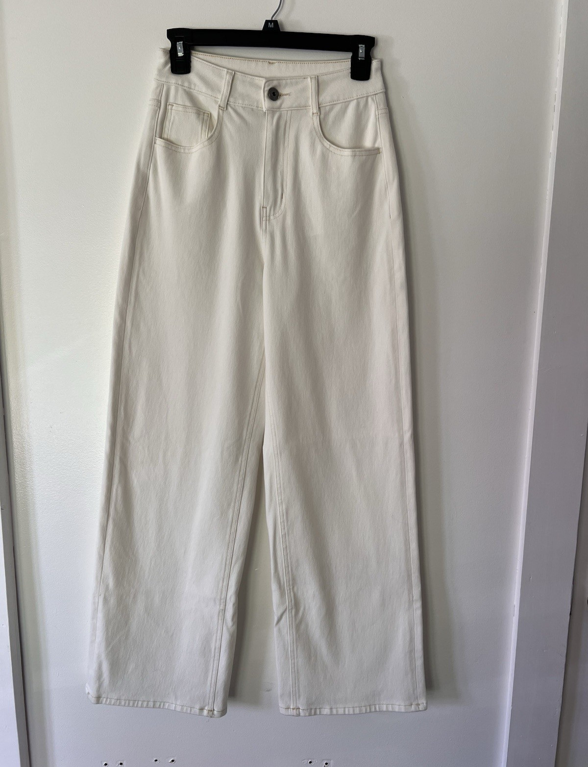 Halara White Wide Leg Pants Women’s XS Stretch