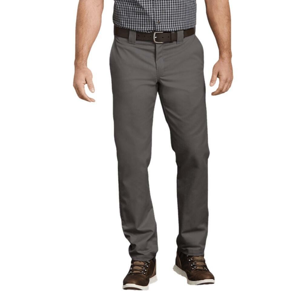 Dickies Men’s Pants Multi-Use Pocket Flex Slim Fit Tapered Leg Work Slacks A875A