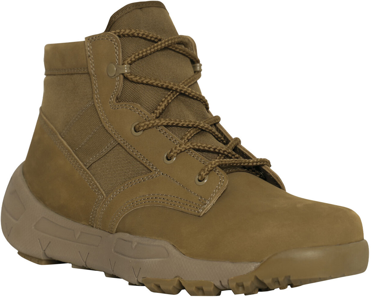 Coyote Brown AR 670-1 US Army Compliant Low Tactical Boots 6″ High