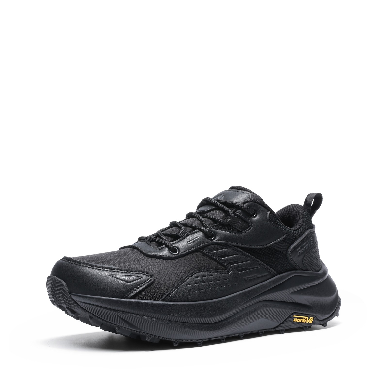 Men Hiking Shoes Waterproof Wide Toe Box Trail Walking Athletic Sneakers