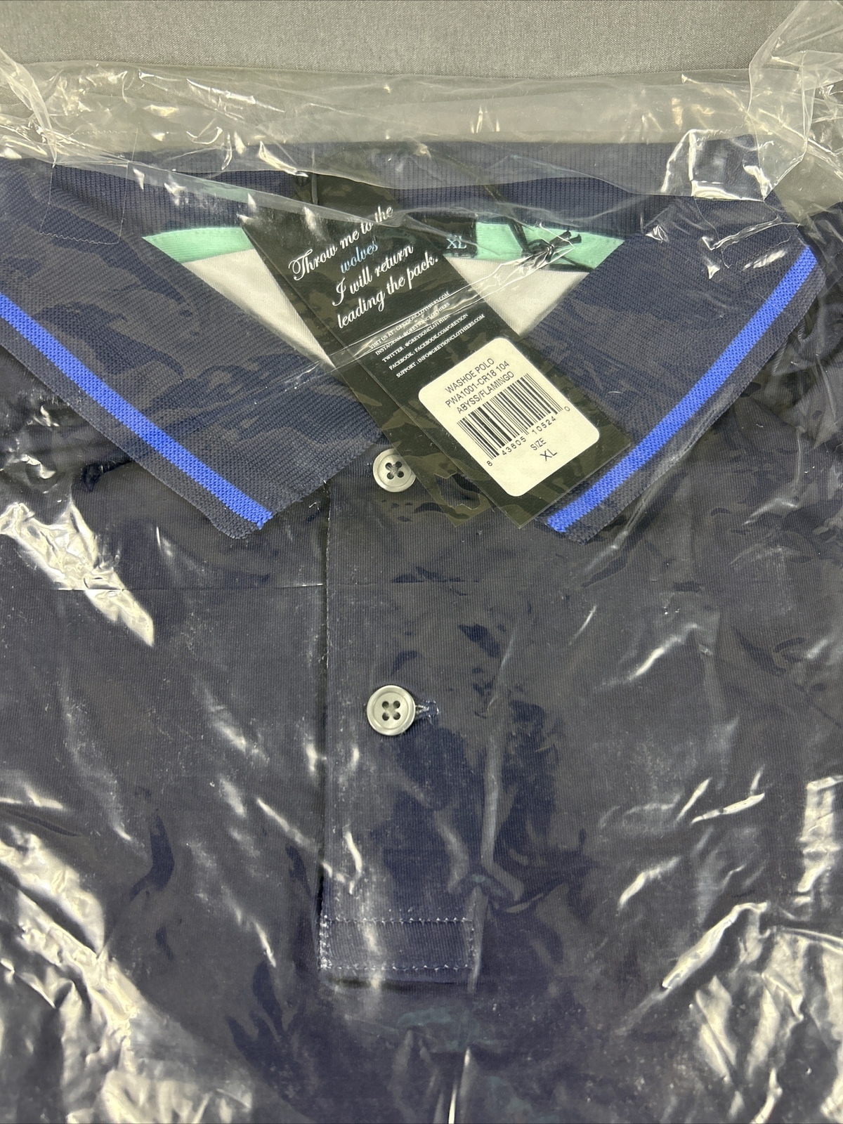 Greyson Golf Shirt Polo Washoe XL Abyss Flamingo Colorblock NWT MSRP $90