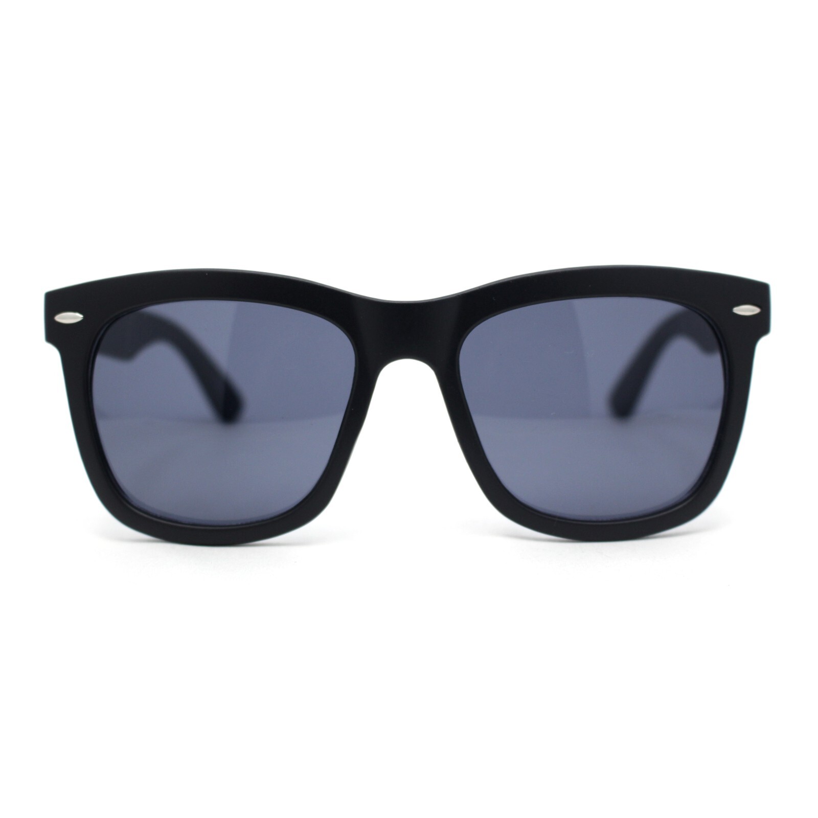 Mens Classic Iconic Hipster Retro Oversized Horn Rim Sunglasses