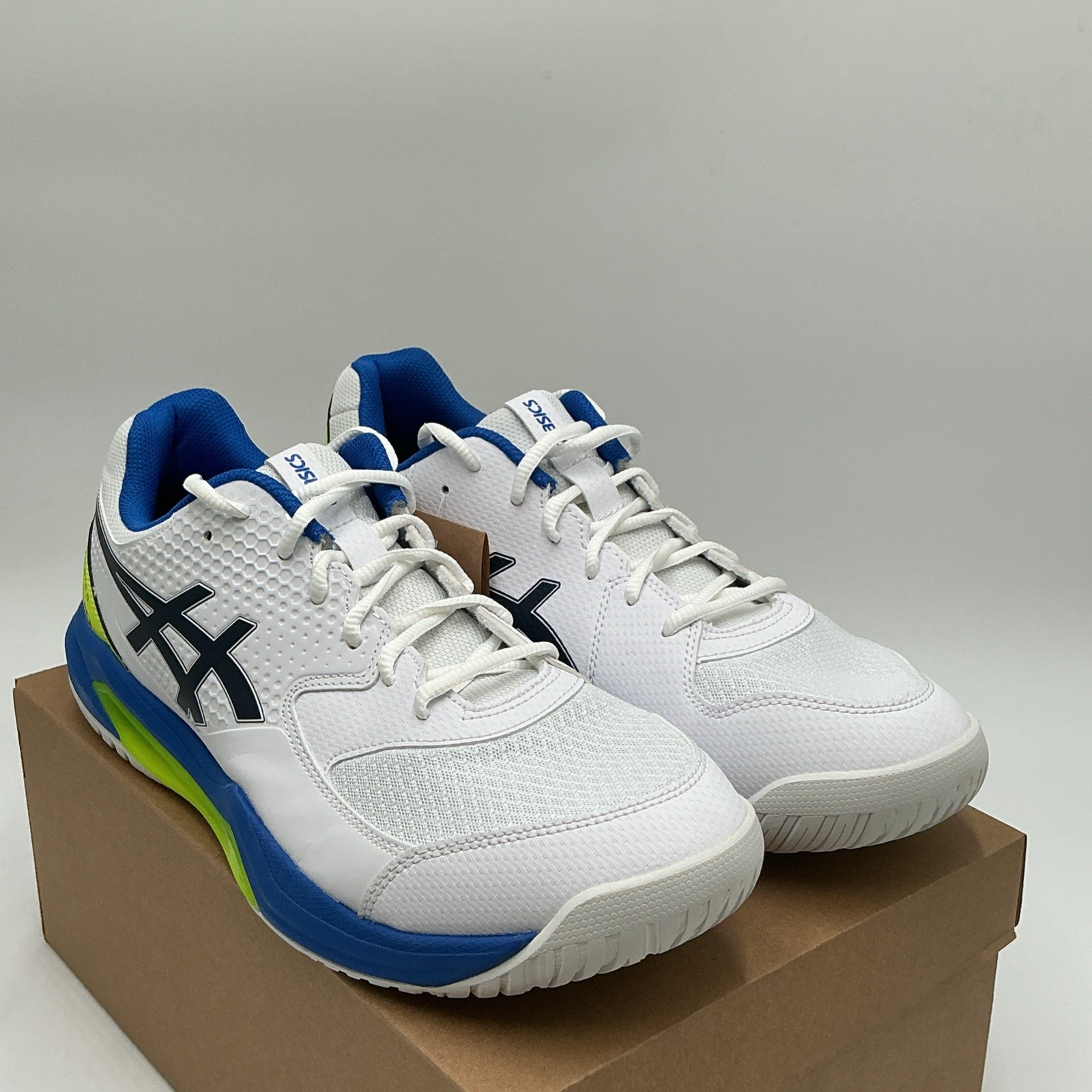 Asics Gel-Dedicate 8 1041A409-103 Sneaker Men 12 White Pickleball Shoes Ebay2926