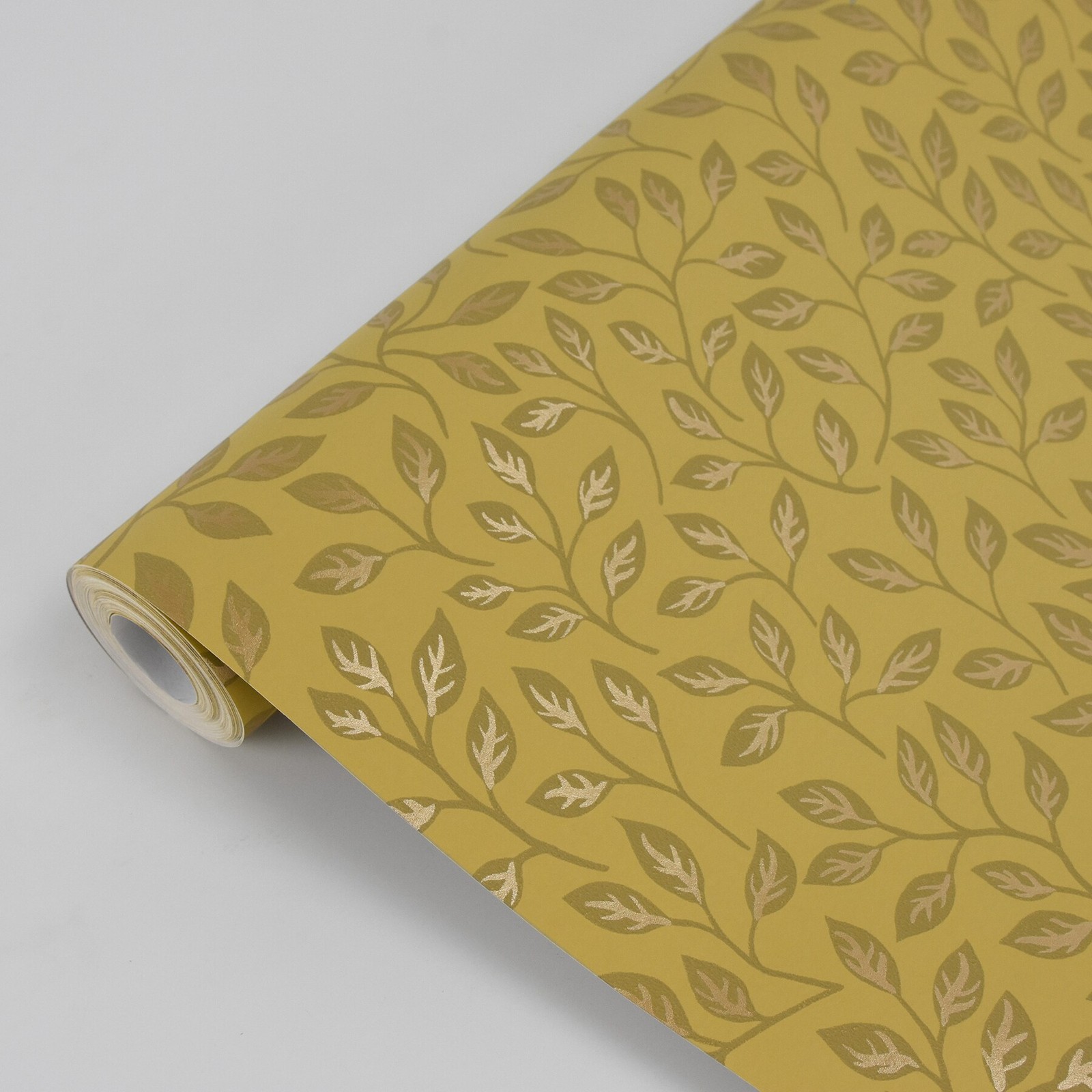 A-Street Prints Spring 56.4-sq ft Mustard Non-woven Ivy/Vines Unpasted Wal|17689