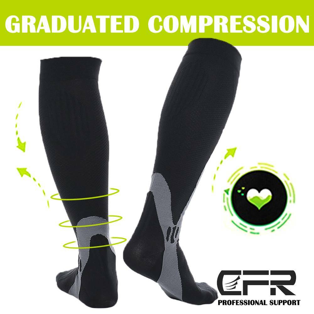 Compression Socks for Women Men Medical Running Athletic Circulation Recovery